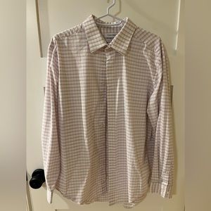 Calvin Klein Men Dress Shirt Slim Fit - 17 32/33 Preowned